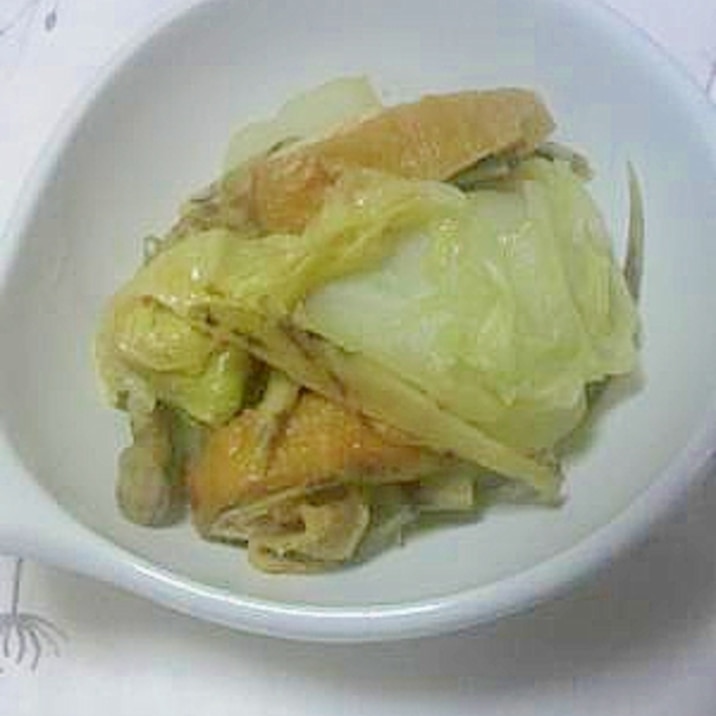 白菜とごぼうの煮物